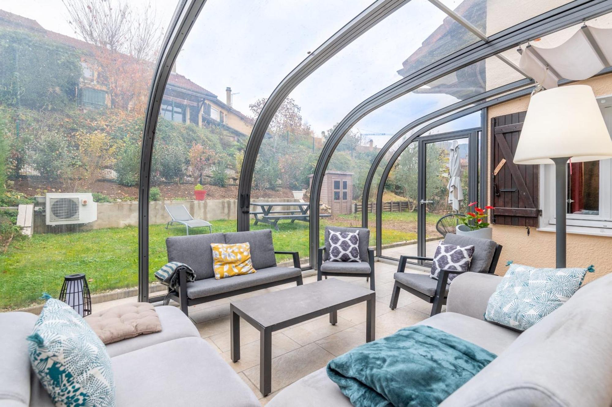 阿讷西Alpiloc - Town House With Garden And Winter Lounge别墅 外观 照片